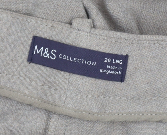 Womens UK Size 20 Marks and Spencer Regular Fit Business Casual Workwear Beige T