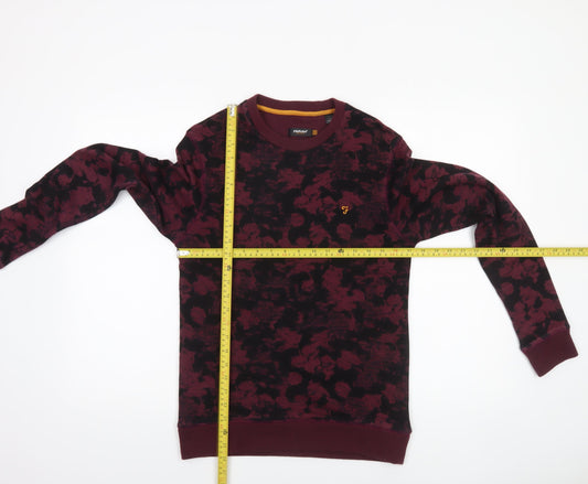 Mens UK Size S Farah Red Pullover Sweatshirt