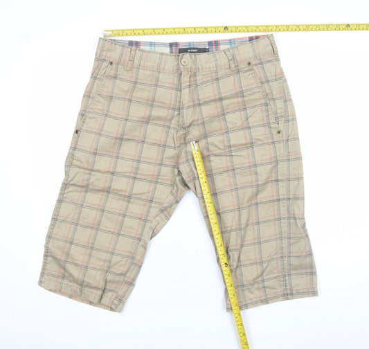 Mens UK Size L Blend Regular Fit Cargo Shorts