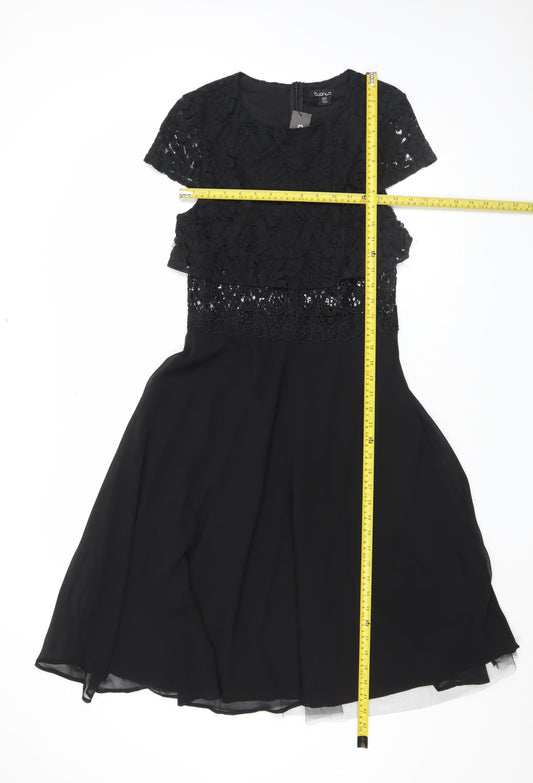 Womens UK Size 10 Boohoo Fit & Flare Dress