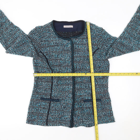 Womens UK Size 14 Charmance Blue Cardigan Jumper