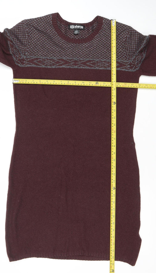 Womens UK Size M Sherpa Jumper Dress