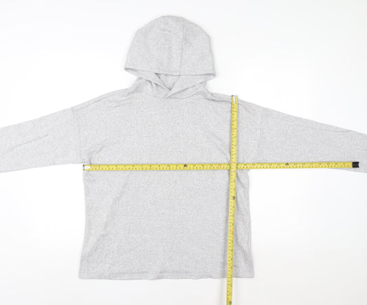 Girls UK Size 13-14 Years Marks and Spencer Grey Pullover Hoodie