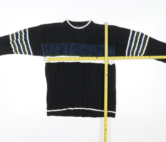 Womens UK Size M MB Classics Black Pullover Jumper