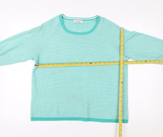 Womens UK Size 14 Marks and Spencer Green Pullover Sweatshirt