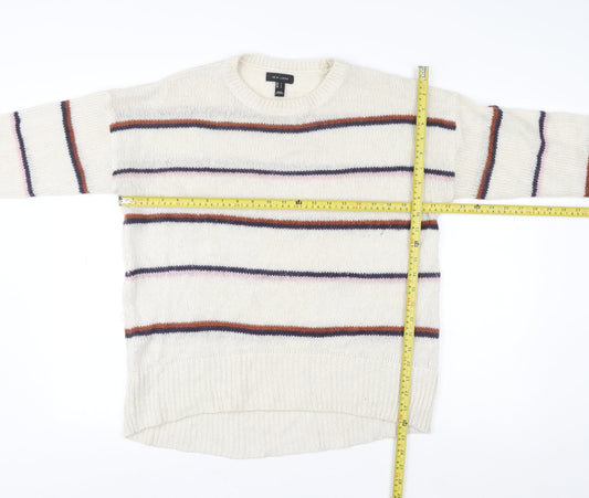 Womens UK Size L New Look Ivory Pullover Jumper