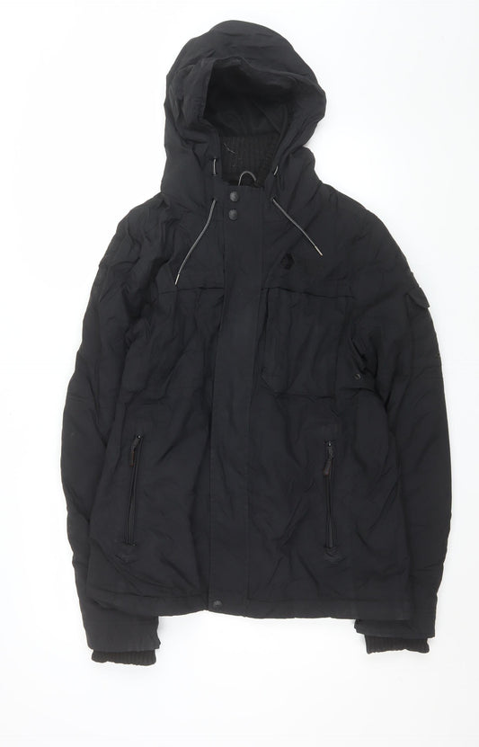 Womens UK Size M NEXT Black Puffer Jacket
