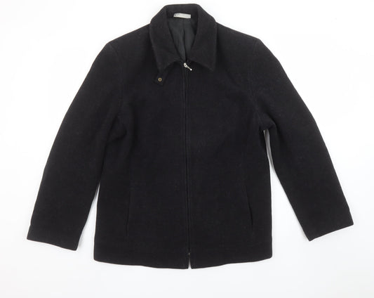 Womens UK Size 16 BHS Black Basic Jacket