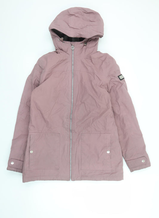 Womens UK Size 10 Regatta Pink Parka Coat