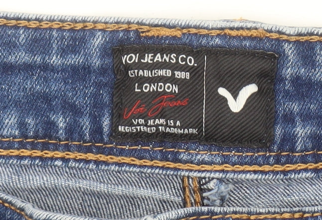 Mens UK Size 30R Voi Jeans Co Slim Fit Skinny Blue Jeans