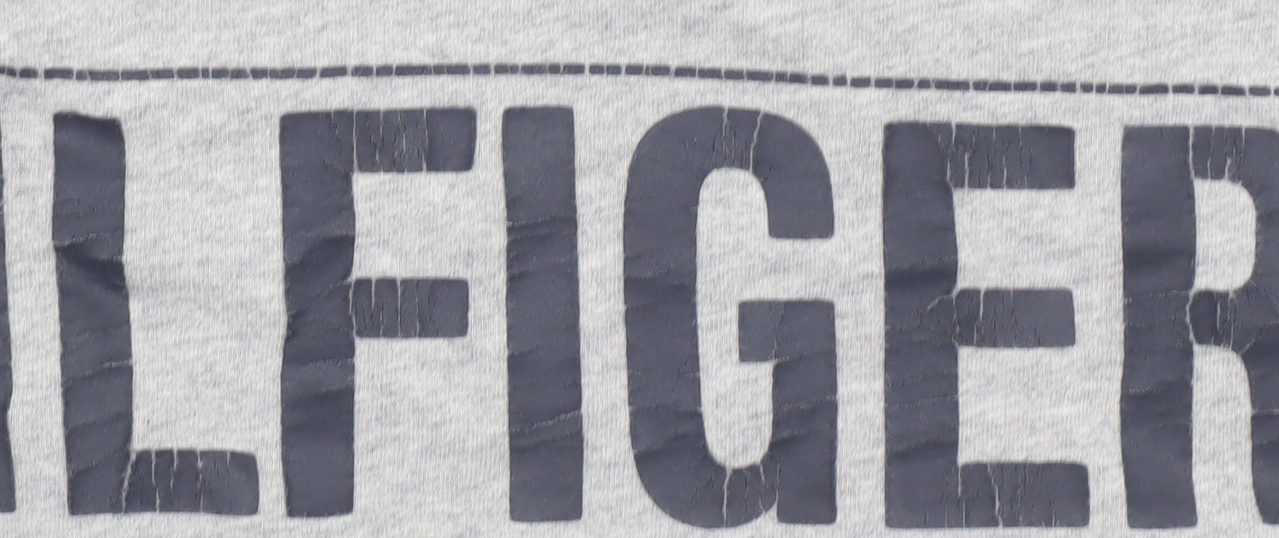 Womens UK Size S Tommy Hilfiger Grey Basic T-Shirt