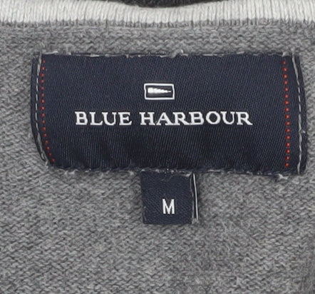 Marks and Spencer Blue Harbour Men’s Grey Cotton Cardigan M