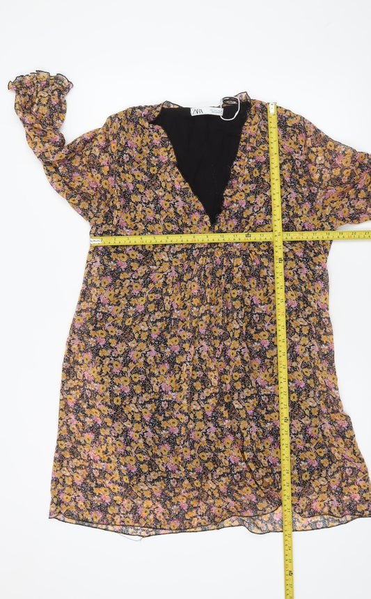 Womens UK Size 12 Zara A-Line Dress