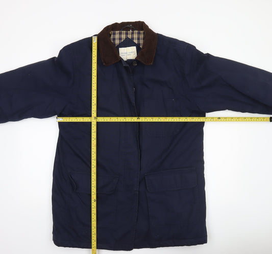 Unisex Adults UK Size M Dorothy Perkins Blue Overcoat