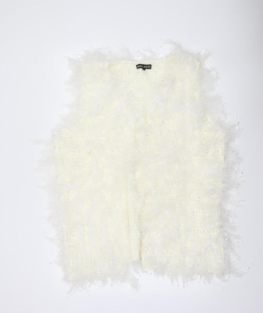 Womens UK Size L Select Ivory Basic Jacket