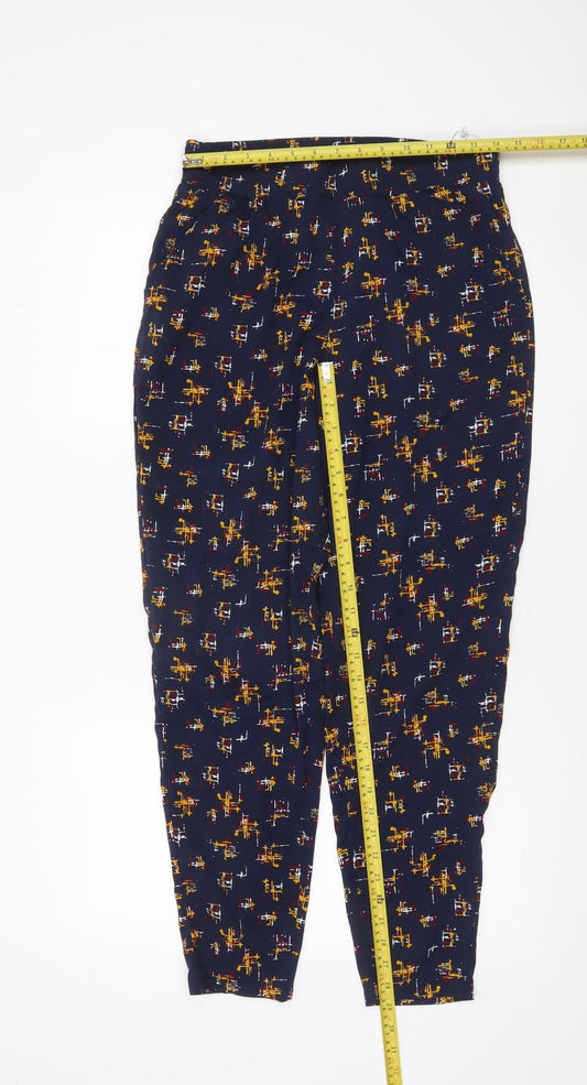 Womens UK Size 10 Mystify Relaxed Fit Jogger Blue Trousers