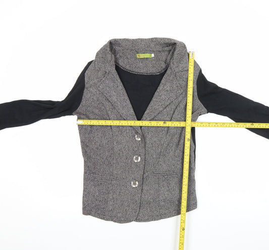 Womens UK Size M Nwillow Regular Grey Blazer