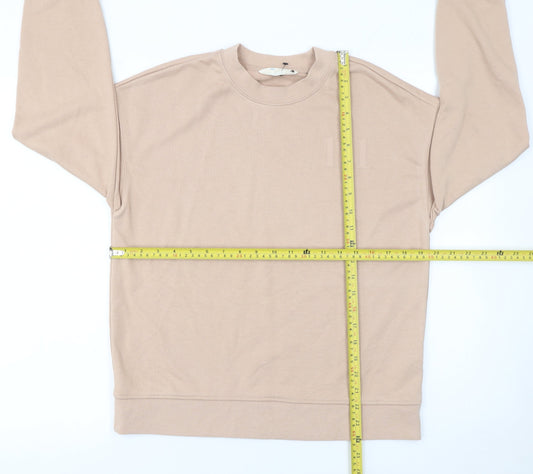 Womens UK Size XS Primark Beige Pullover Sweatshirt