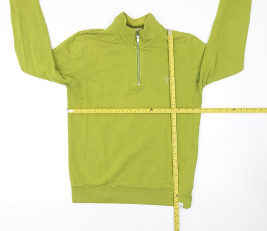 Mens UK Size S Wittering Surf Green Pullover Sweatshirt