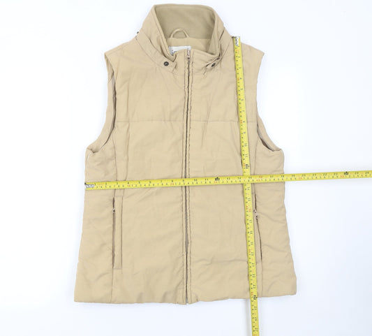 Womens UK Size 10 Cappuccini Beige Bodywarmer