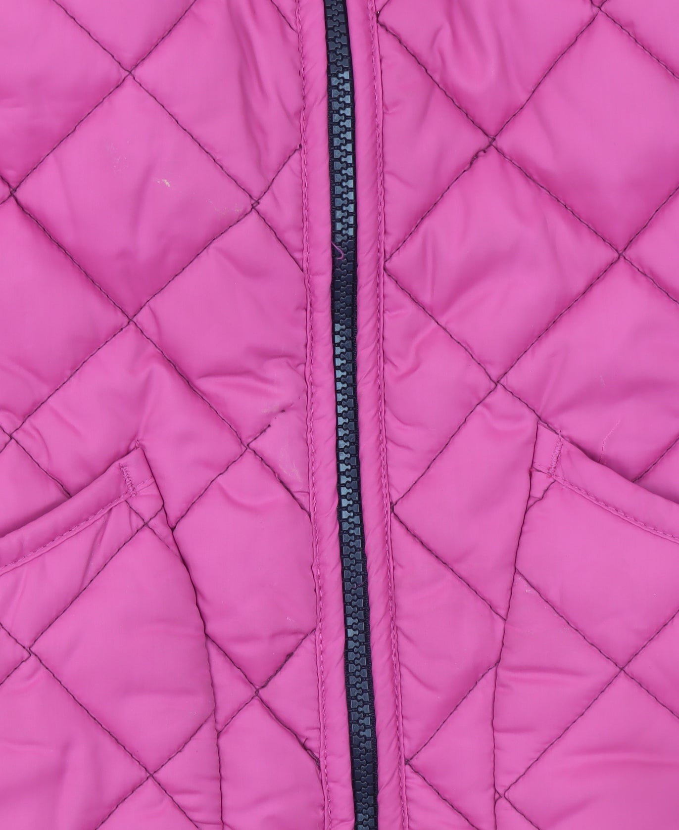 Womens UK Size 8 Joules Pink Quilted Coat