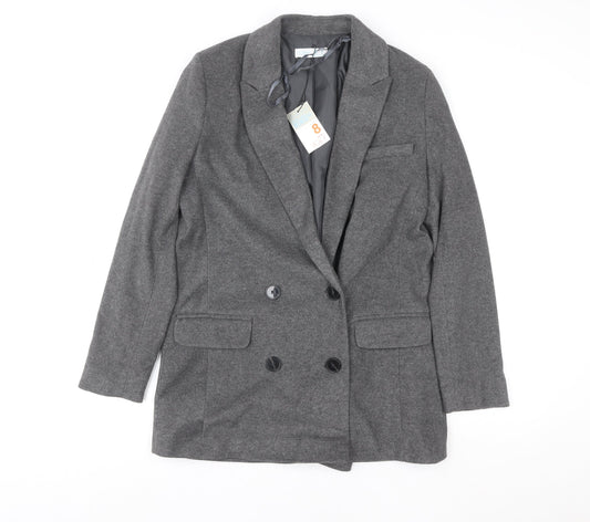 Womens UK Size 8 Primark Grey Basic Jacket
