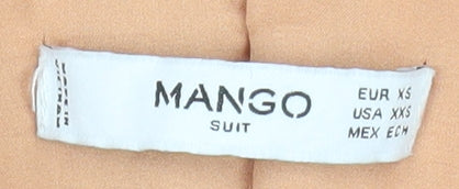 Womens UK Size 6 Mango Regular Brown Blazer