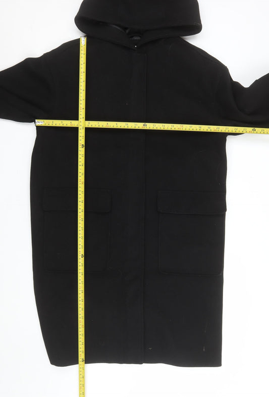 Unisex Adults UK Size 34 Topshop Black Overcoat