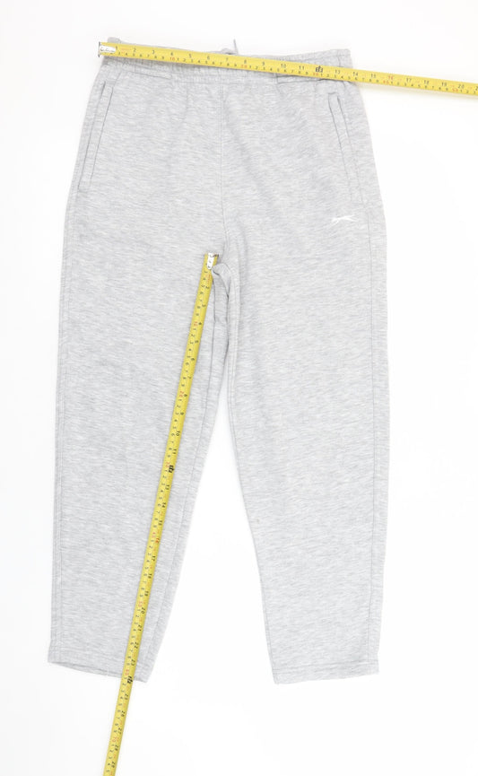 Boys UK Size 11-12 Years Slazenger Regular Fit Jogger Grey Trousers