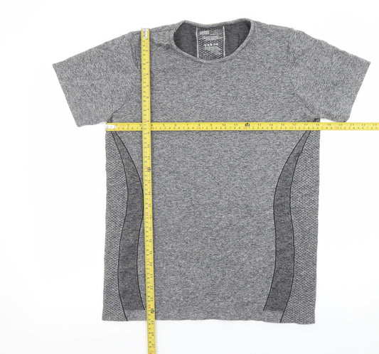 Womens UK Size L Dunnes Stores Grey Gym & Training Running & Jogging Yoga T-Shir