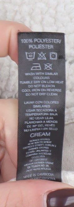 Womens UK Size 12 Dunnes Stores Ivory Pullover Sweatshirt