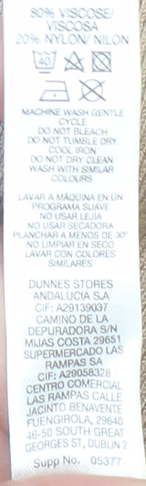 Womens UK Size S Dunnes Beige Pullover Jumper