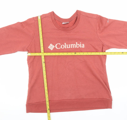 Womens UK Size L Columbia Pink Pullover Sweatshirt