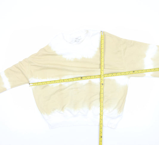 Mens UK Size S Marks and Spencer Beige Pullover Sweatshirt