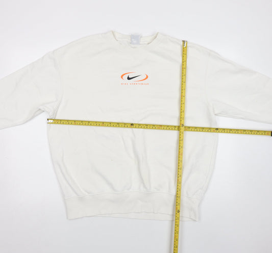 Mens UK Size S Nike White Pullover Sweatshirt