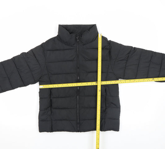 Womens UK Size S MNG Black Puffer Jacket