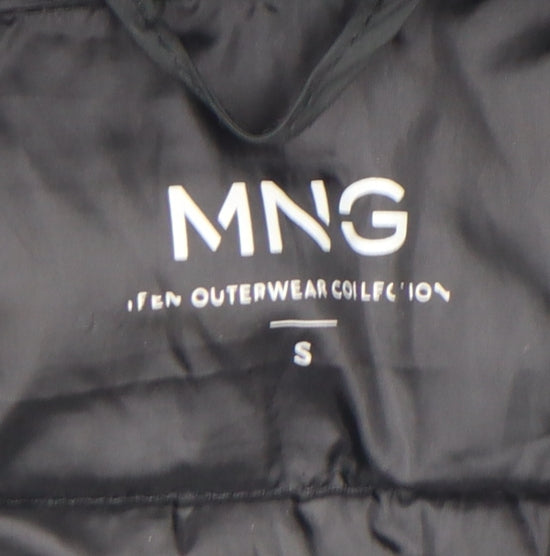 Womens UK Size S MNG Black Puffer Jacket