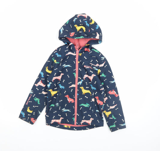 Girls UK Size 5-6 Years Mountain Warehouse Blue Soft Shell
