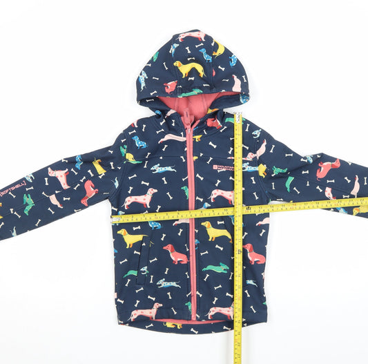 Girls UK Size 5-6 Years Mountain Warehouse Blue Soft Shell