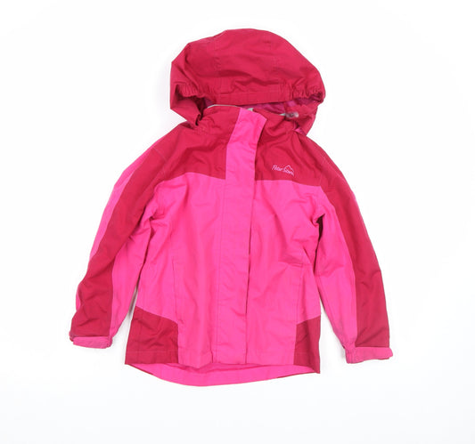Girls UK Size 5-6 Years Peter Storm Pink Rain Coat
