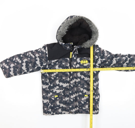 Boys UK Size 5-6 Years George Grey Puffer Jacket