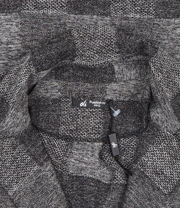 Womens UK Size 10 Oli Fusion by PPQ Grey Basic Jacket
