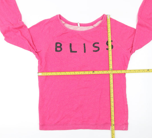 Womens UK Size L O'Neill Pink Pullover Sweatshirt