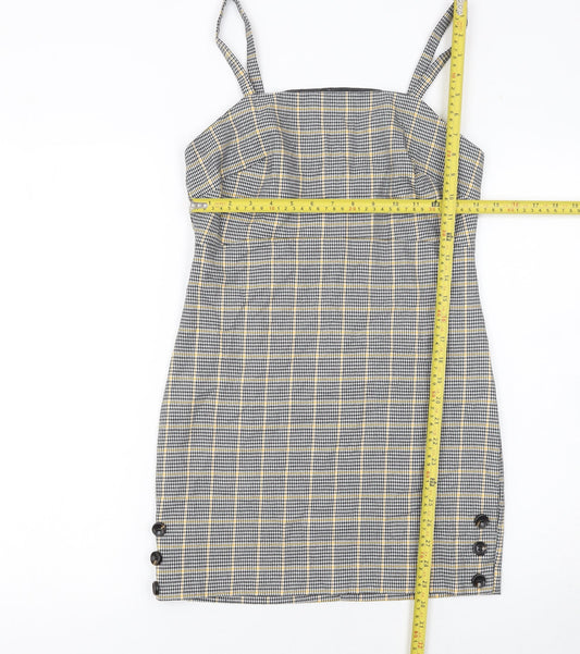 Womens UK Size 8 Miss Selfridge Pinafore/Dungaree Dress