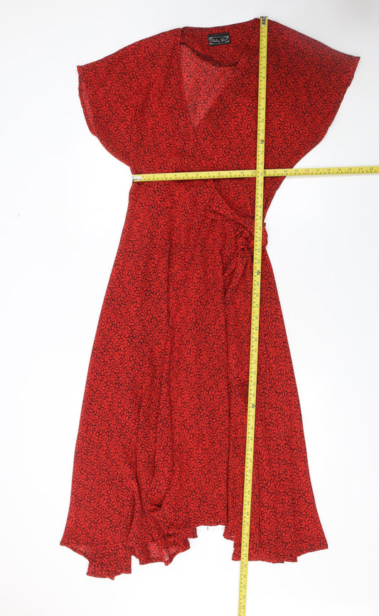 Womens UK Size 12 Chelsea Girl Wrap Dress