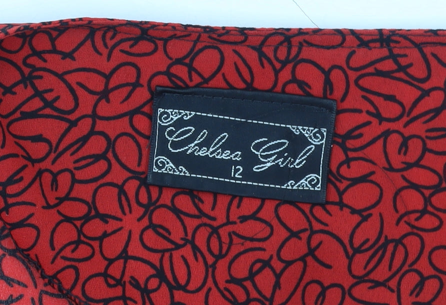 Womens UK Size 12 Chelsea Girl Wrap Dress