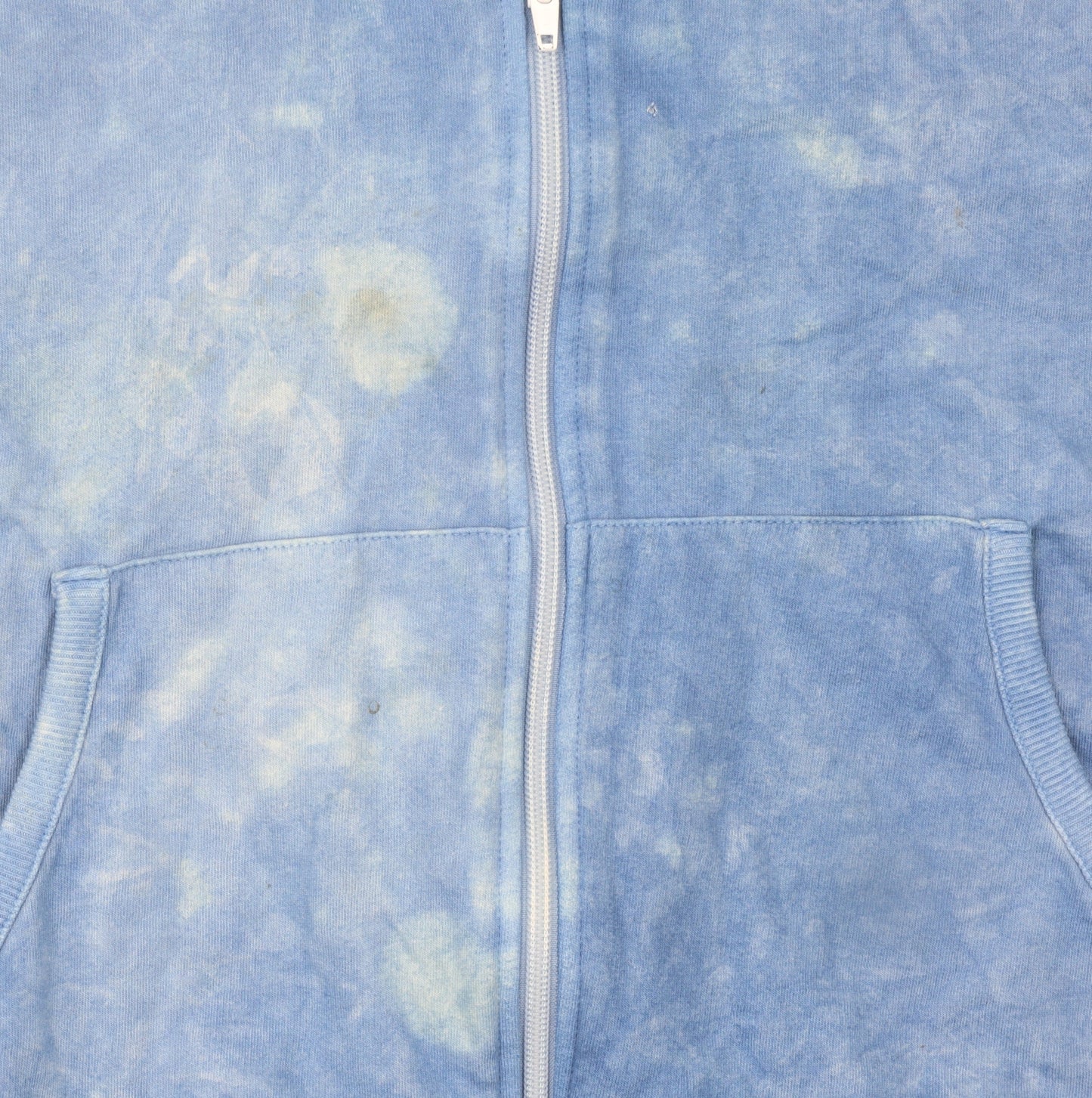Womens UK Size M Leicester City Football Club Blue Full Zip Hoodie