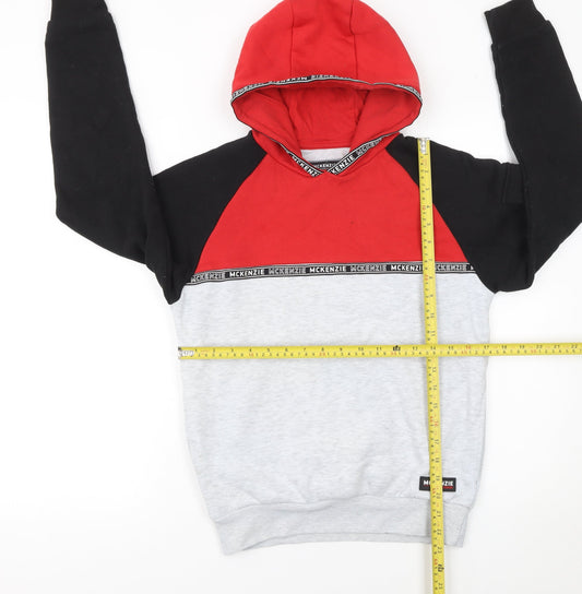 Boys UK Size 12-13 Years McKenzie Multicoloured Pullover Hoodie