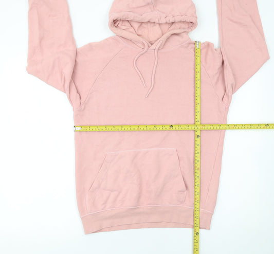 Womens UK Size XS H&M Pink Pullover Hoodie