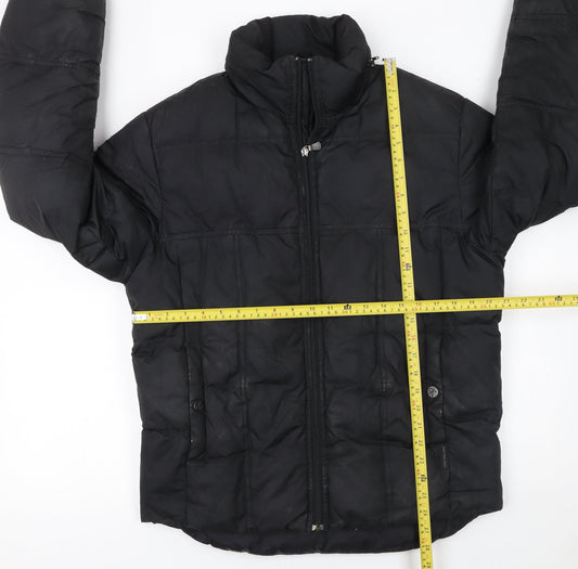Womens UK Size S Calvin Klein Jeans Black Puffer Jacket